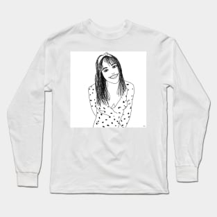 girl smiling Long Sleeve T-Shirt